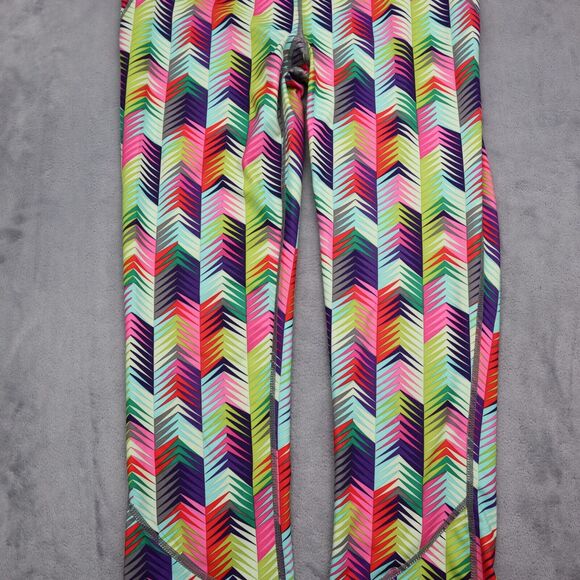 Fabletics Pants Womens XS Multicolor Capri Elastic Waist Pull On Stretch - Picture 8 of 16